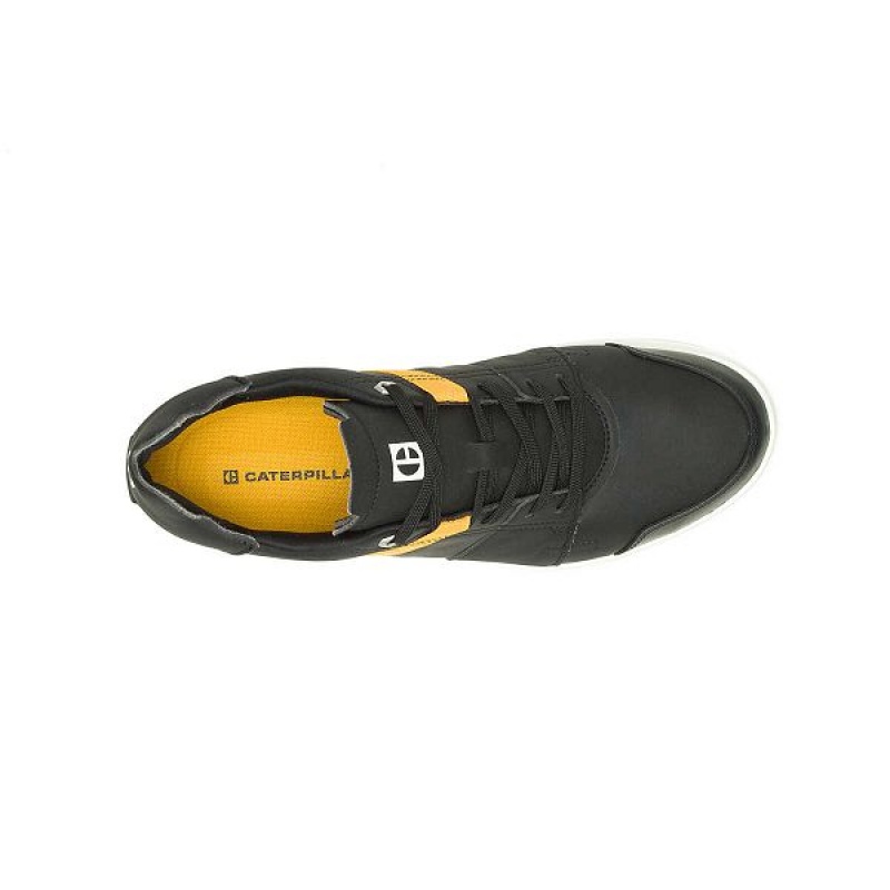 Men's Caterpillar Cite Low Sneakers Black | 815340-ROI