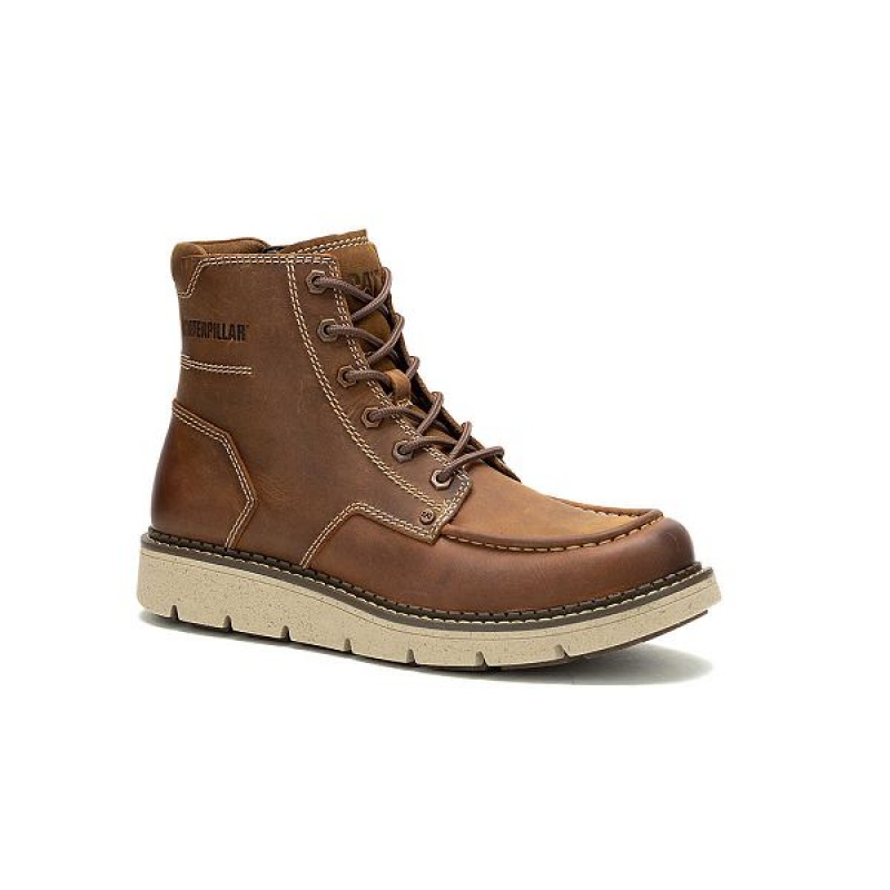 Men's Caterpillar Covert Boots Brown | 480319-QOZ