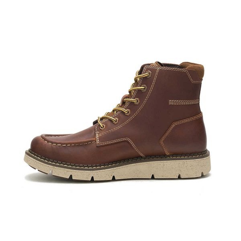 Men's Caterpillar Covert Boots Brown | 480319-QOZ