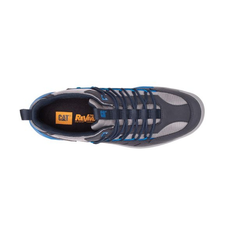 Men's Caterpillar Crail Sport Low Sneakers Navy | 539814-WNF