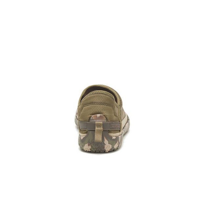 Men's Caterpillar Crossover Slip On Dark / Olive | 094715-MLY