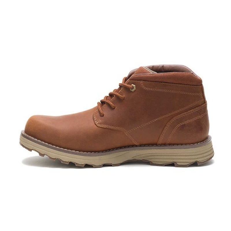 Men's Caterpillar Elude Waterproof Boots Brown | 364872-MLD