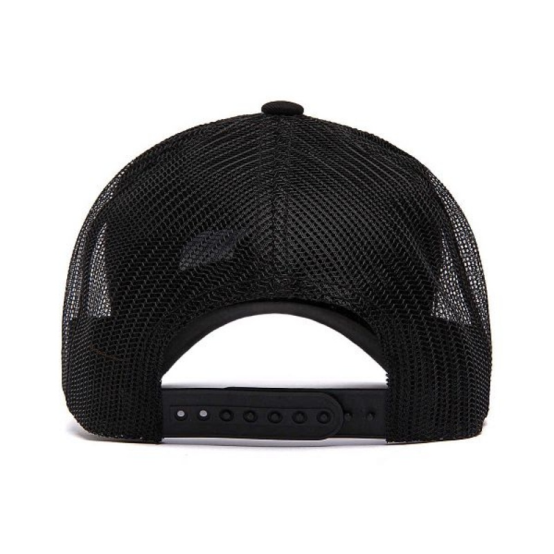 Men's Caterpillar Flag Caps Black | 398546-XVT