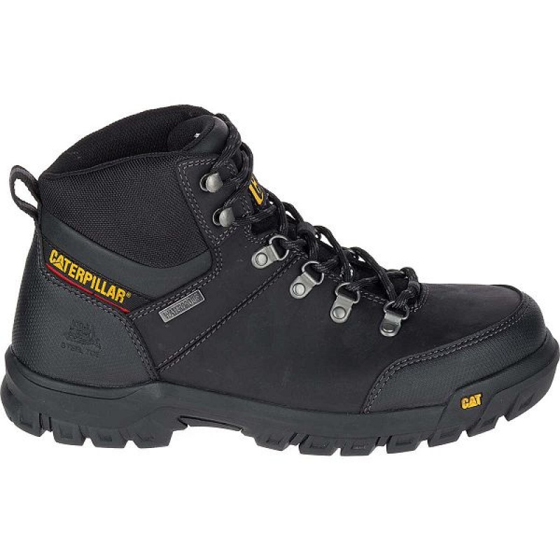 Men\'s Caterpillar Framework S3 WR HRO SRA Steel Toe Work Boots Black | 907368-DVF