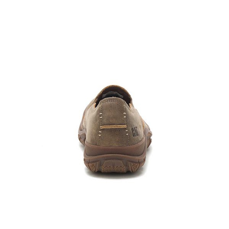 Men's Caterpillar Fused Slip On Brown | 048629-PNC