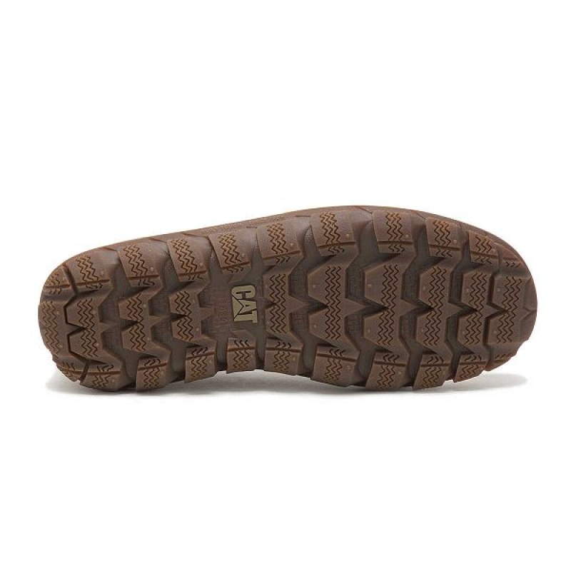 Men's Caterpillar Fused Slip On Brown | 048629-PNC