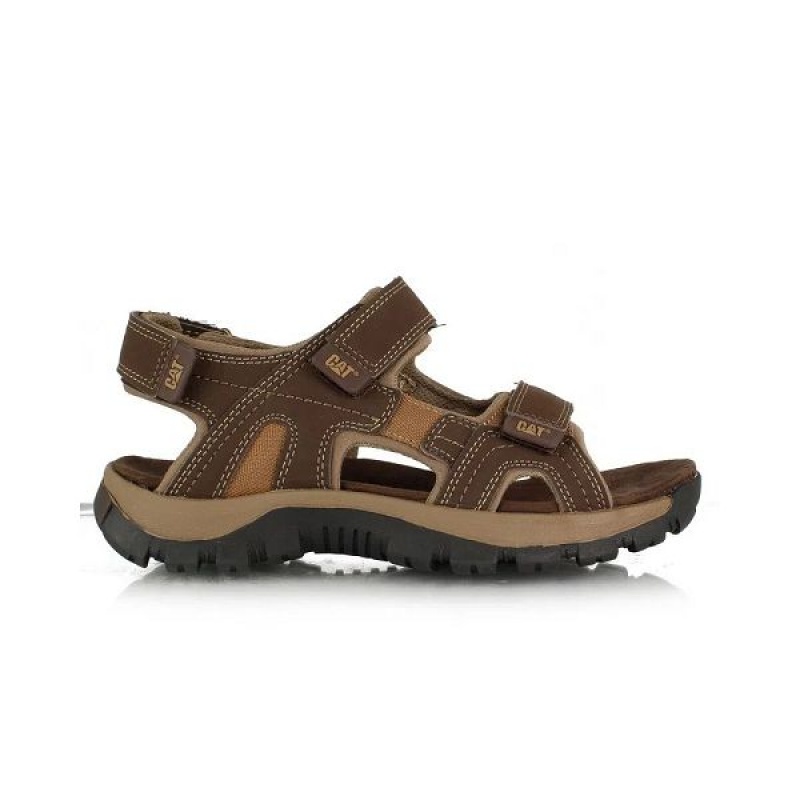 Men's Caterpillar Giles Sandals Brown | 740195-FGP