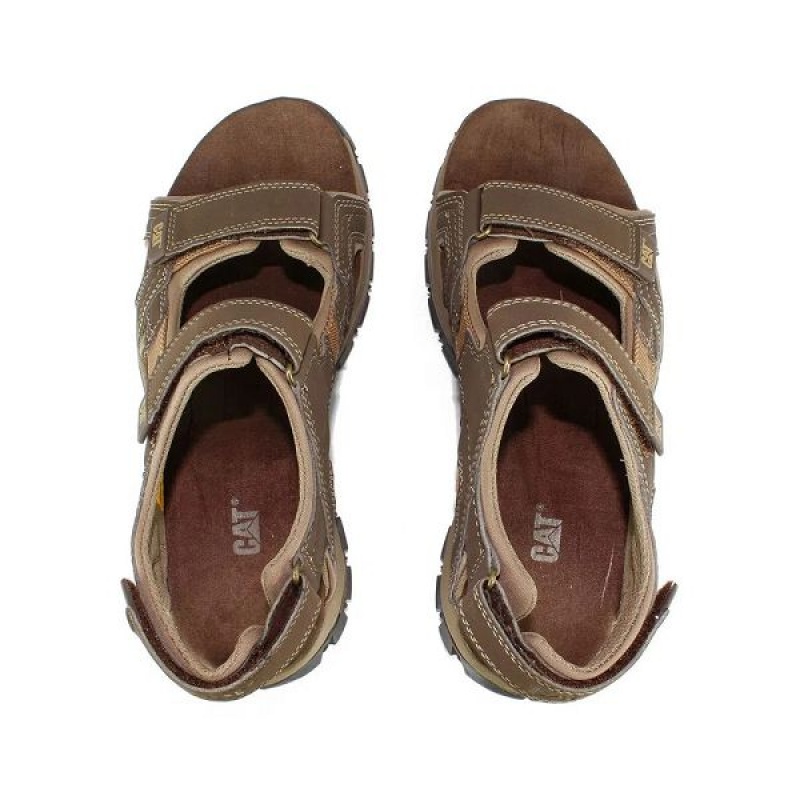 Men's Caterpillar Giles Sandals Brown | 740195-FGP