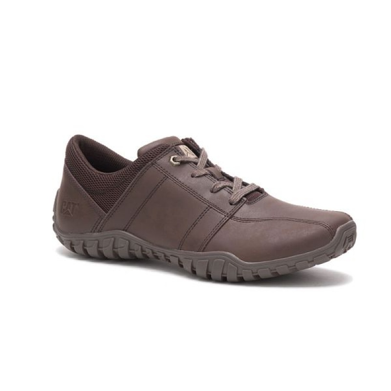 Men\'s Caterpillar Gus Casual Shoes Chocolate | 503978-GVH