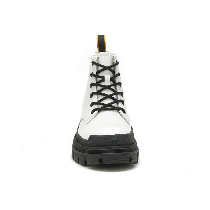 Men's Caterpillar Hardwear Mid Boots White | 079162-RFL