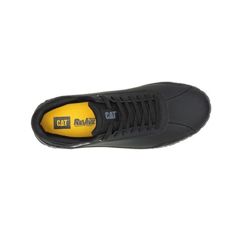 Men's Caterpillar Hex Plus Sneakers Black / Black | 613274-KBR