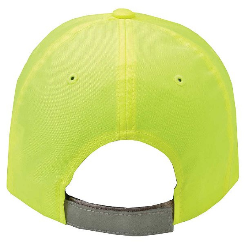 Men's Caterpillar Hi-Vis Trademark Caps Light / Yellow | 850762-MNG