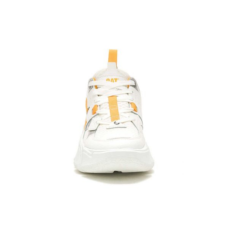 Men's Caterpillar Imposter Mesh Sneakers White | 098574-RKP