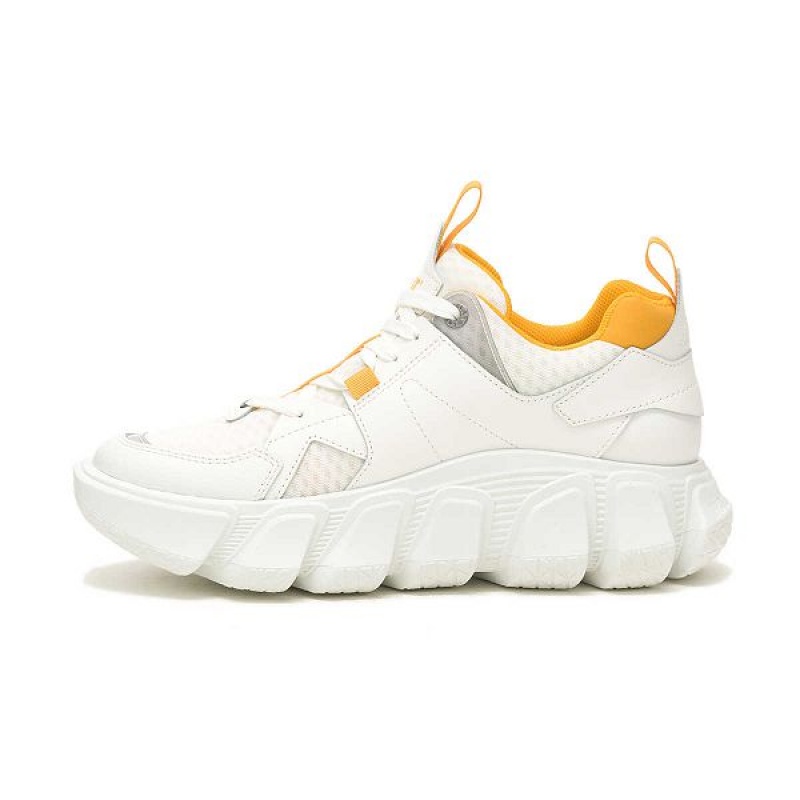 Men's Caterpillar Imposter Mesh Sneakers White | 098574-RKP