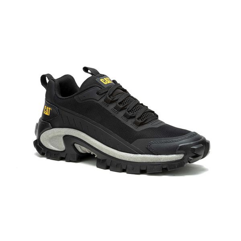 Men's Caterpillar Intruder Lightning Mesh Sneakers Black | 530278-KMW