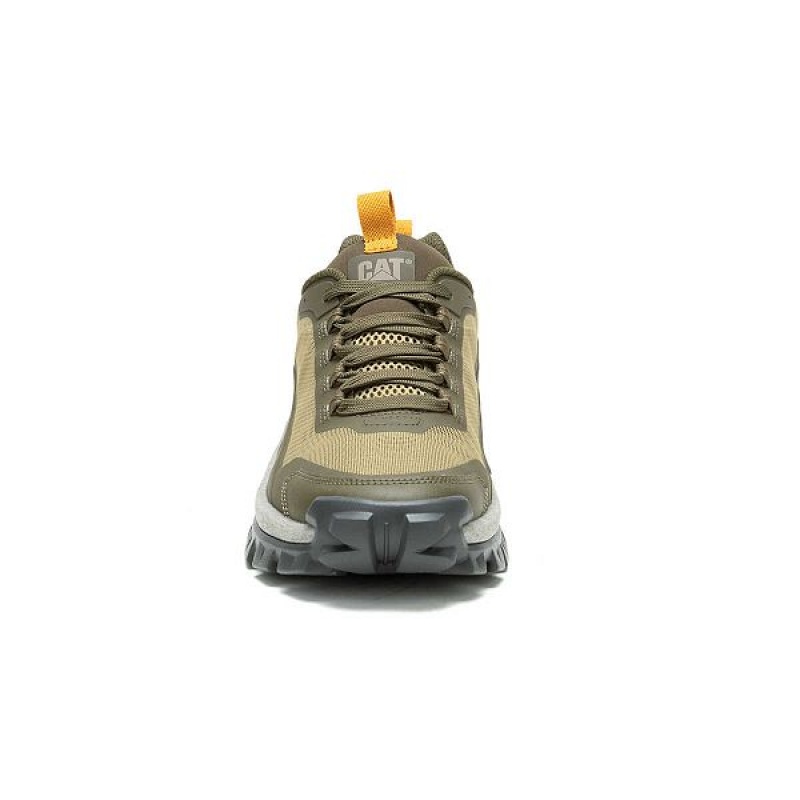 Men's Caterpillar Intruder Lightning Mesh Sneakers Dark / Olive | 654928-WOD