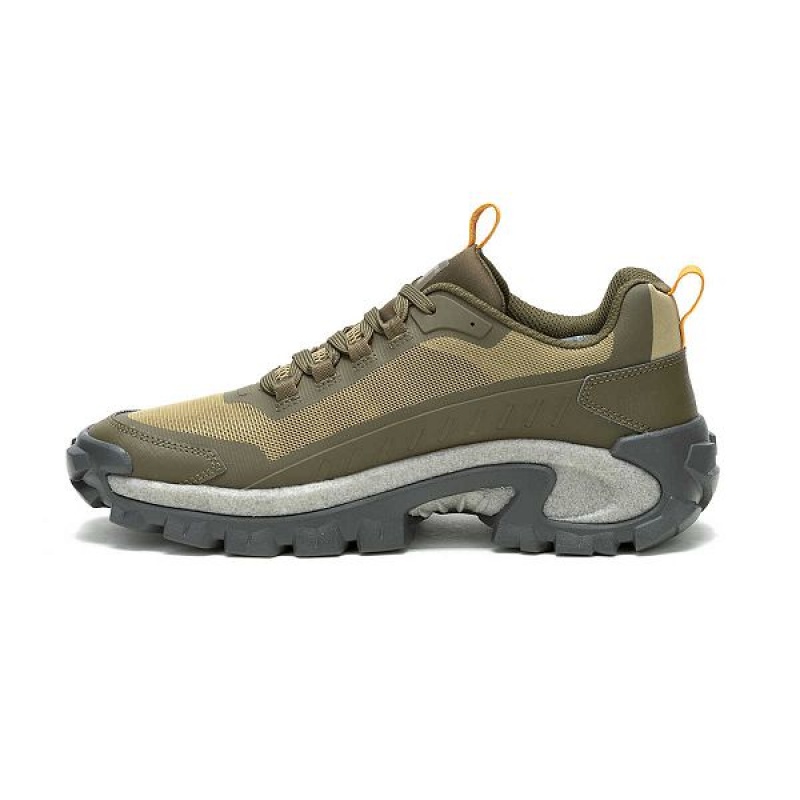 Men's Caterpillar Intruder Lightning Mesh Sneakers Dark / Olive | 654928-WOD