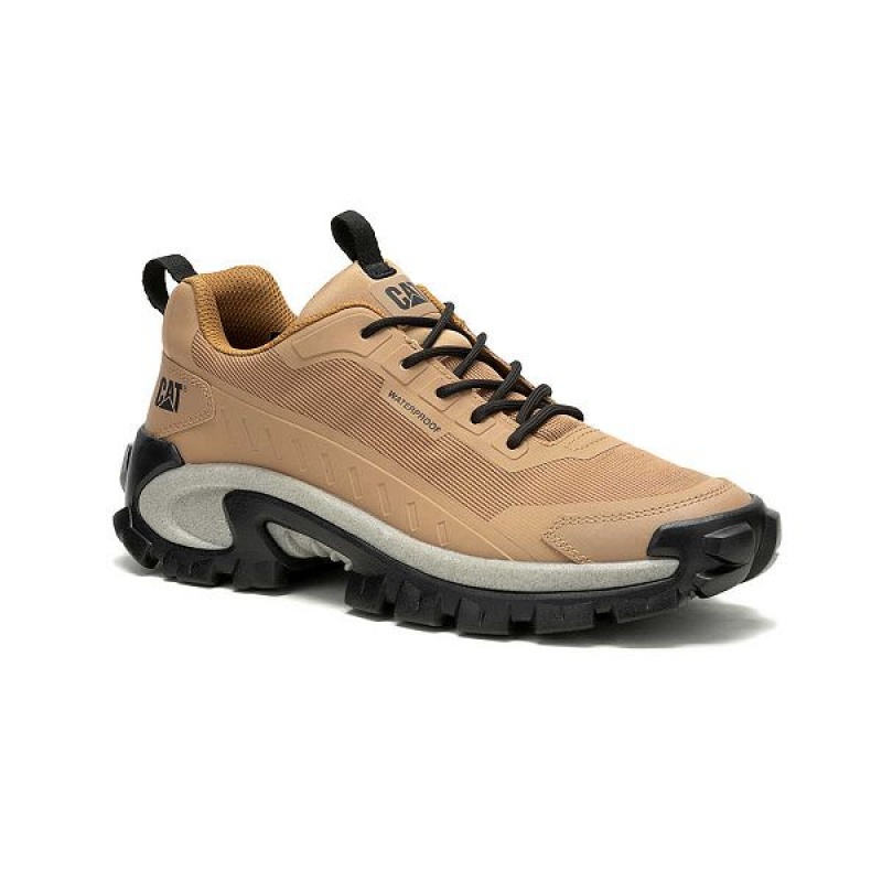 Men's Caterpillar Intruder Lightning Mesh Waterproof Sneakers Brown | 562387-XTL