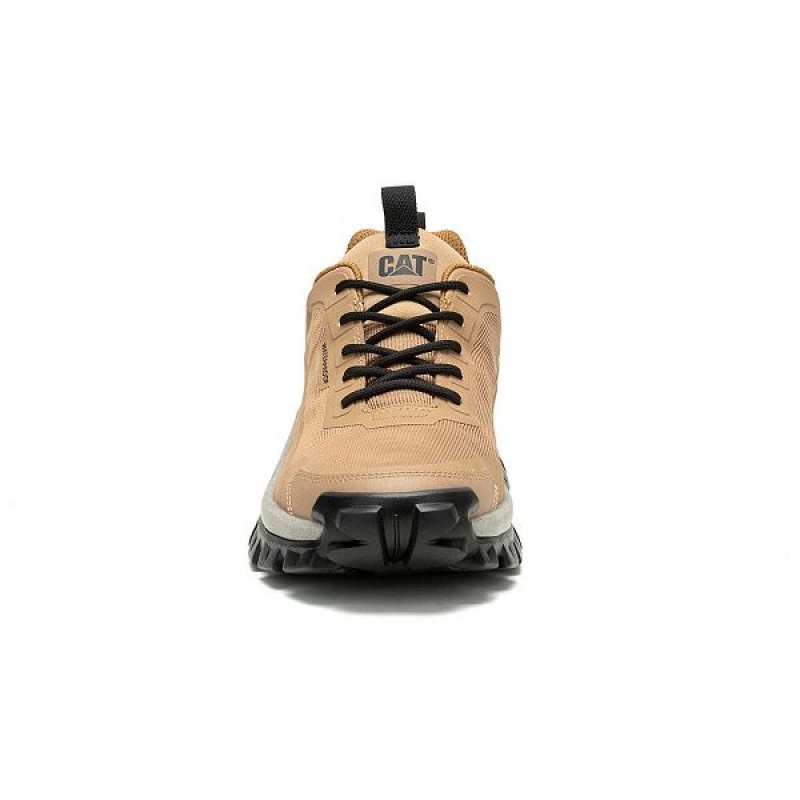 Men's Caterpillar Intruder Lightning Mesh Waterproof Sneakers Brown | 562387-XTL