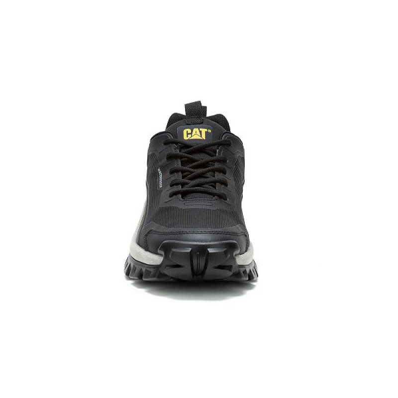 Men's Caterpillar Intruder Lightning Mesh Waterproof Sneakers Black | 652901-EOQ