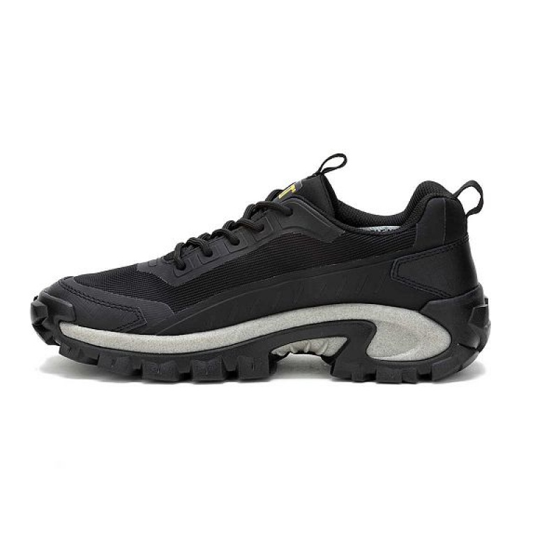 Men's Caterpillar Intruder Lightning Mesh Waterproof Sneakers Black | 652901-EOQ