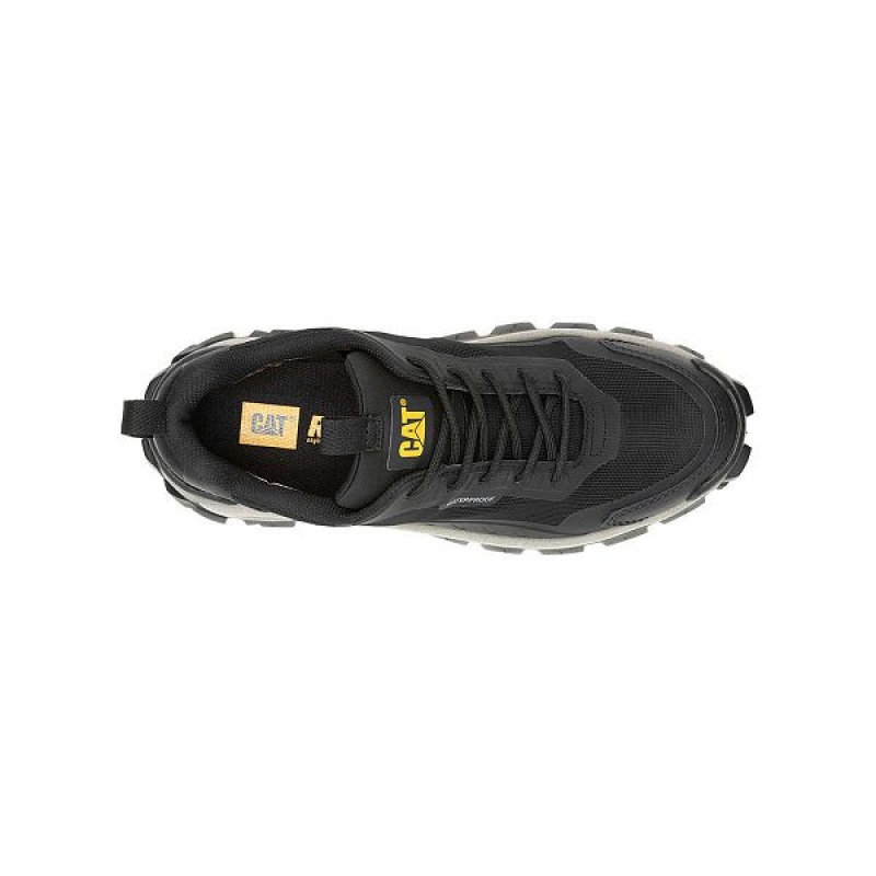 Men's Caterpillar Intruder Lightning Mesh Waterproof Sneakers Black | 652901-EOQ