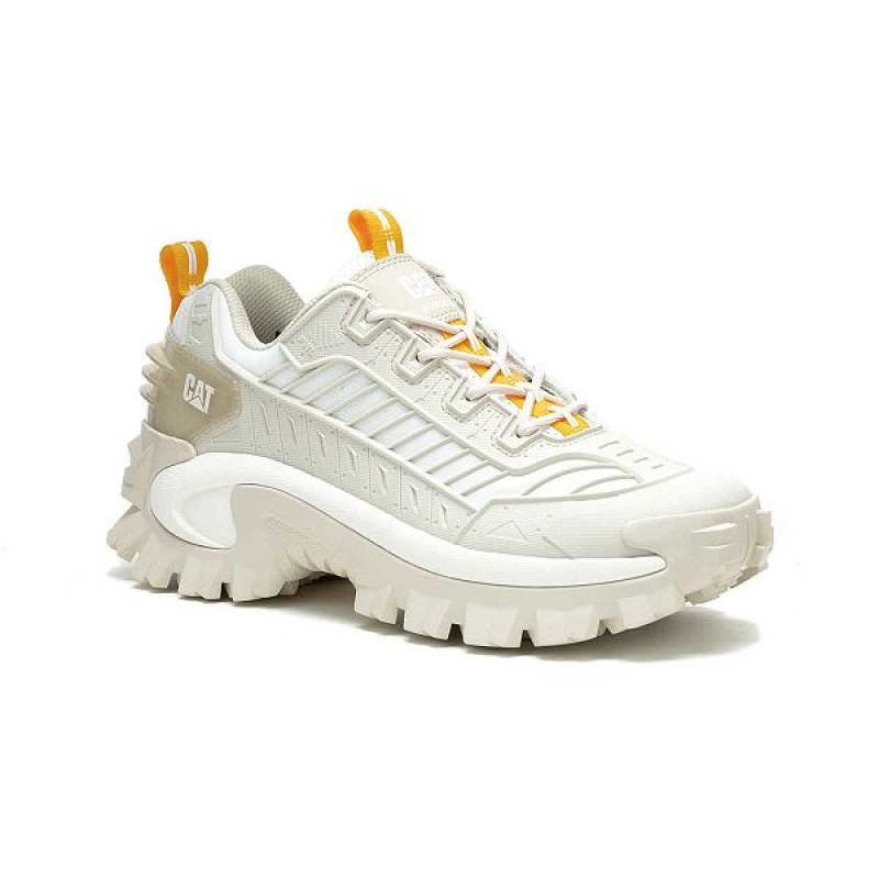 Men's Caterpillar Intruder Mecha Sneakers Beige | 019658-TVU