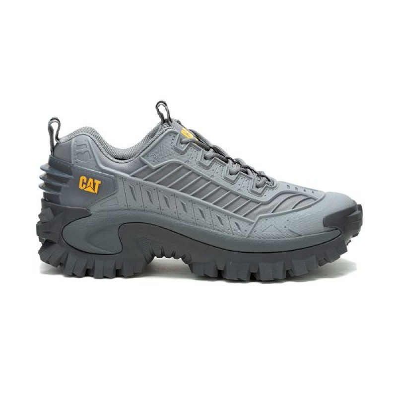 Men's Caterpillar Intruder Mecha Sneakers Grey | 451926-SMK