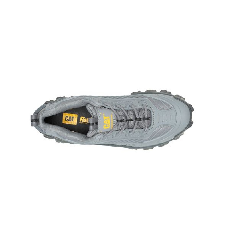 Men's Caterpillar Intruder Mecha Sneakers Grey | 451926-SMK