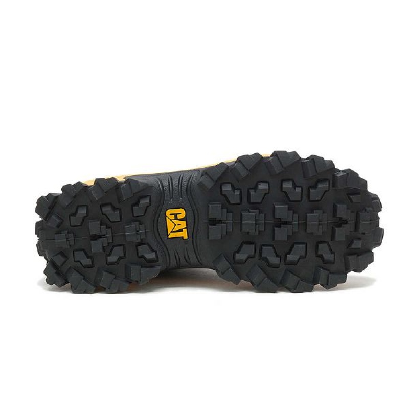 Men's Caterpillar Intruder Sneakers Black / Yellow | 132796-SJR