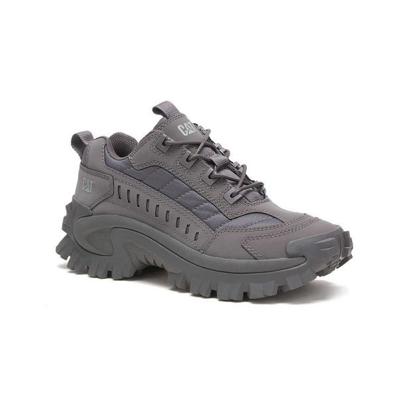 Men's Caterpillar Intruder Sneakers Grey | 179058-QLD