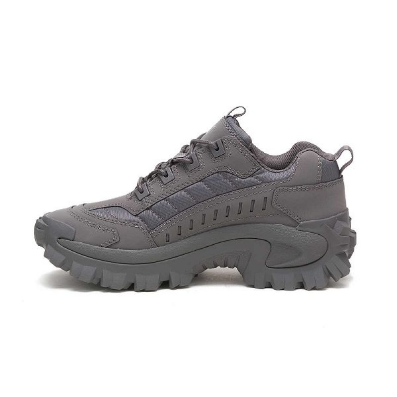 Men's Caterpillar Intruder Sneakers Grey | 179058-QLD