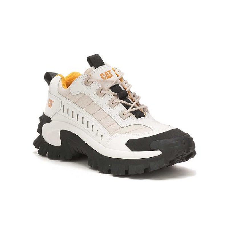 Men's Caterpillar Intruder Sneakers White | 956241-BXQ