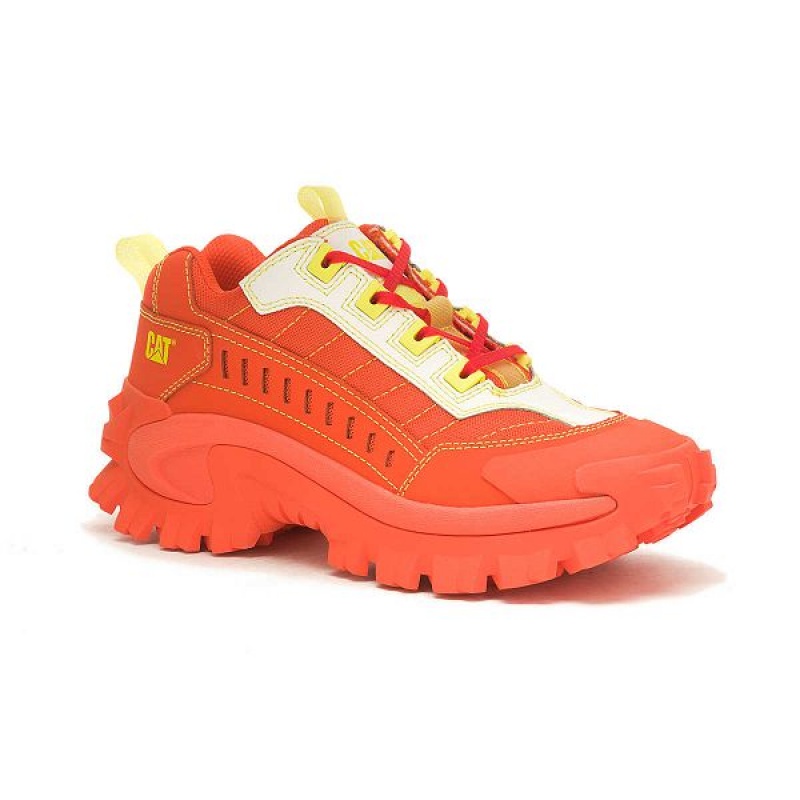 Men's Caterpillar Intruder Supercharged Sneakers Orange | 807934-HWQ