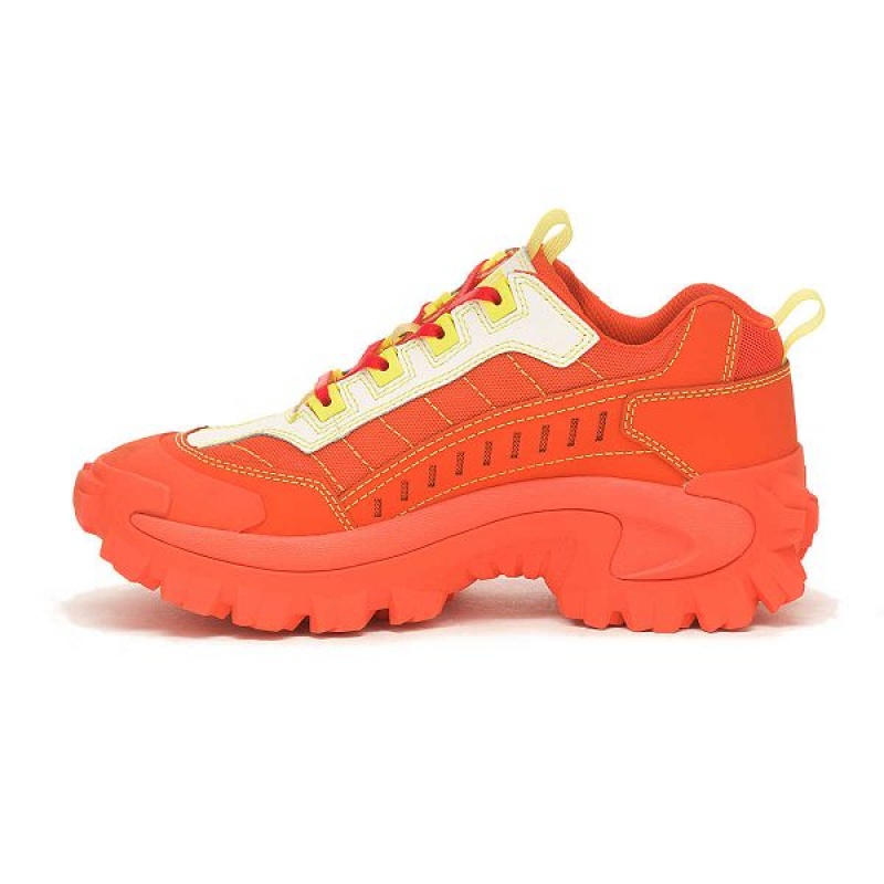 Men's Caterpillar Intruder Supercharged Sneakers Orange | 807934-HWQ