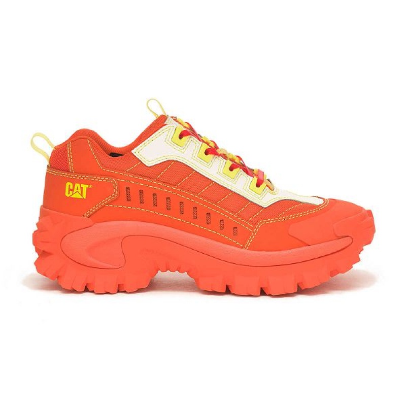 Men\'s Caterpillar Intruder Supercharged Sneakers Orange | 807934-HWQ