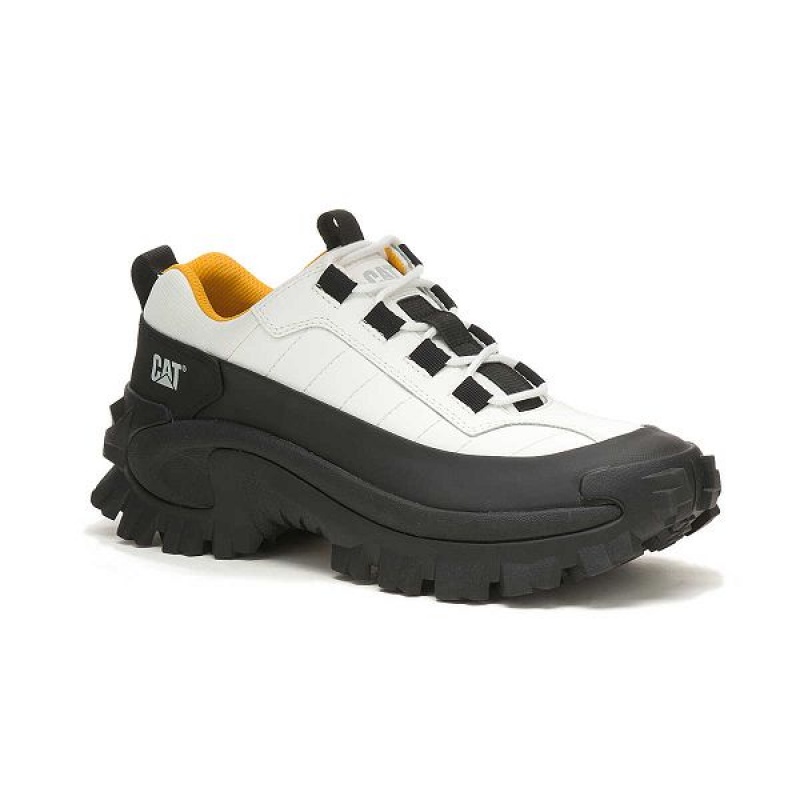 Men's Caterpillar Intruder Waterproof Galosh Sneakers White | 185432-MAF