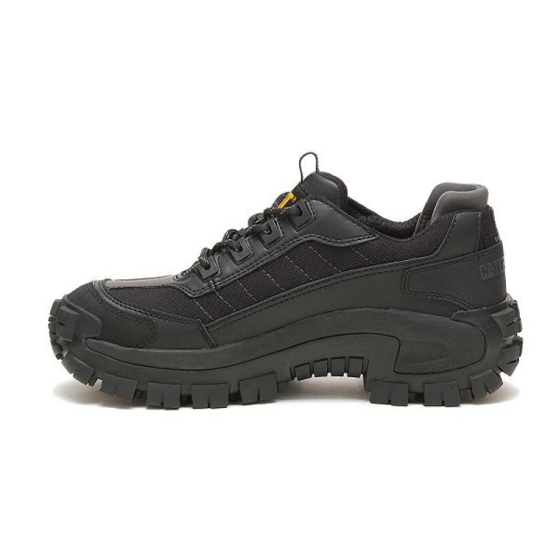 Men's Caterpillar Invader Steel Toe Work Shoes Black | 340782-UZP