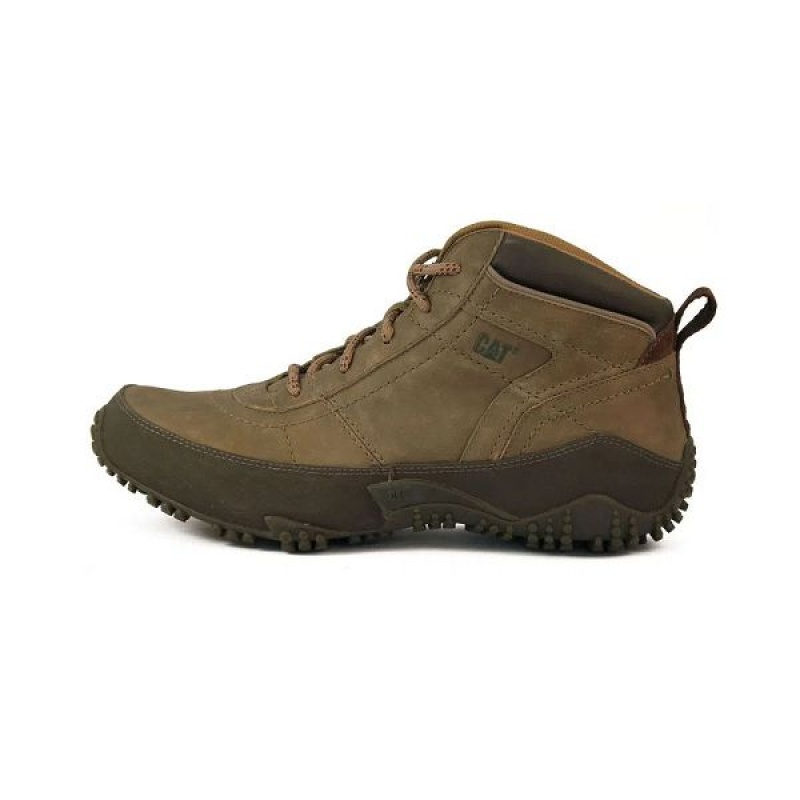 Men's Caterpillar Litz Mid Cat Boots Khaki | 574863-ZMB