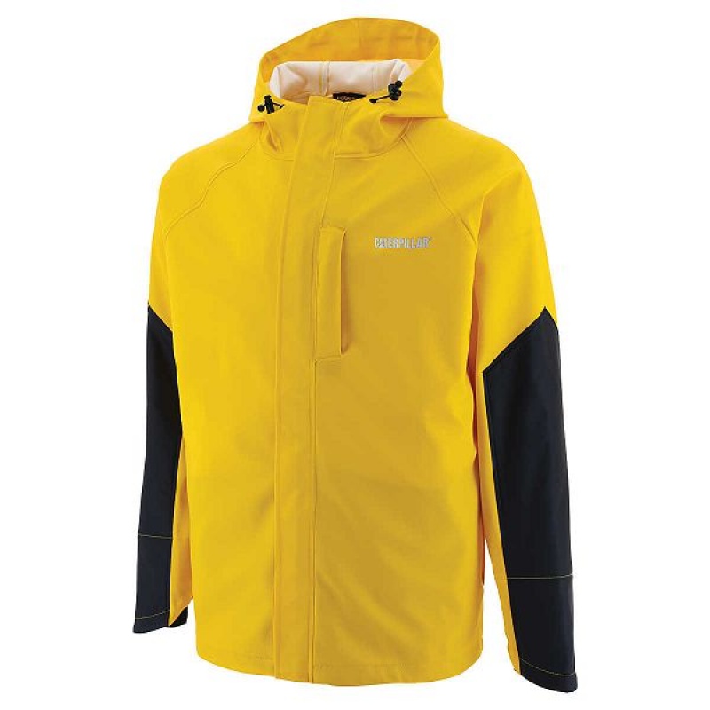 Men\'s Caterpillar Longshore Jackets Yellow | 498203-ZVM