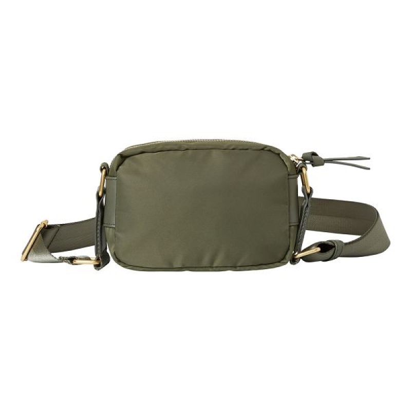 Men's Caterpillar Mini Crossbody Bags Olive / Green | 462751-ODQ