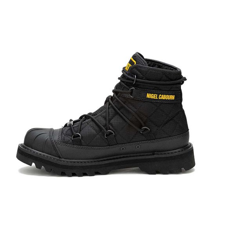 Men's Caterpillar Omaha Alt Lace Boots Black | 712045-JIN