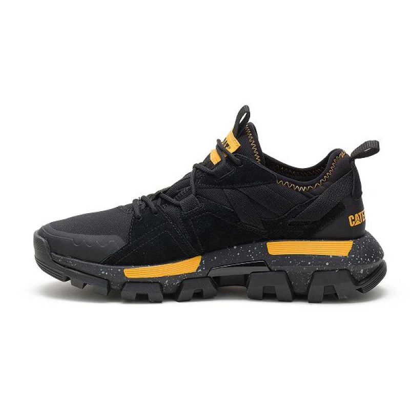 Men's Caterpillar Raider Sport Sneakers Black / Yellow | 954107-CDN