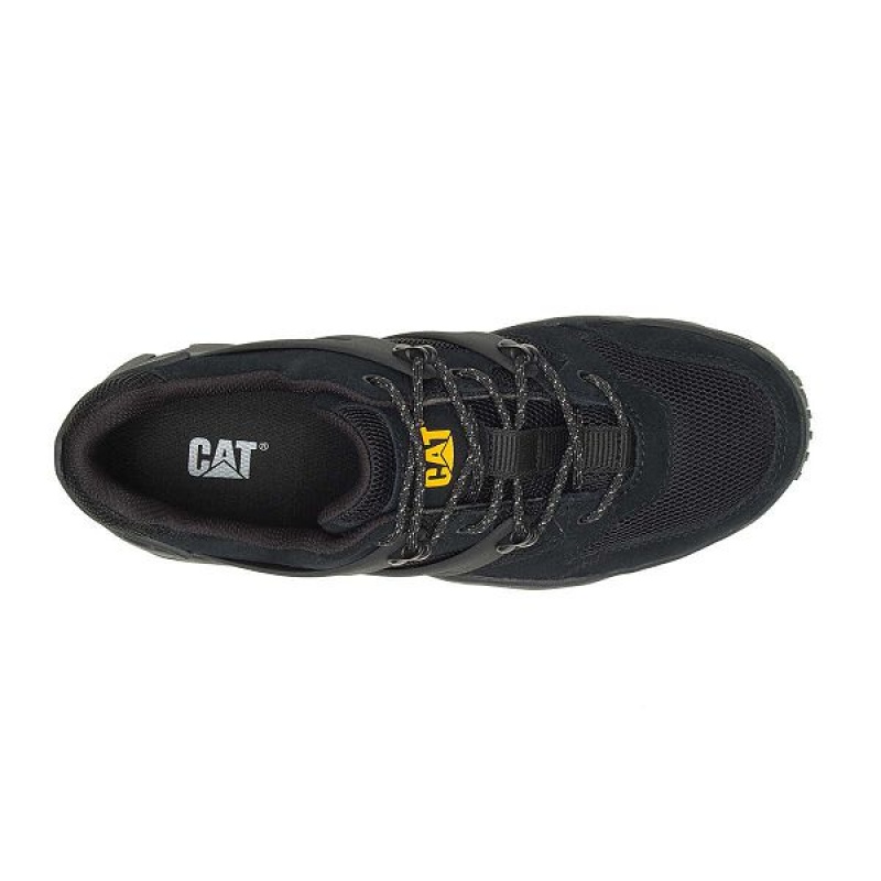 Men's Caterpillar Reactor Sneakers Black | 329416-TXR