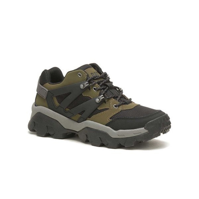 Men's Caterpillar Reactor Sneakers Dark / Olive / Black | 186497-XND