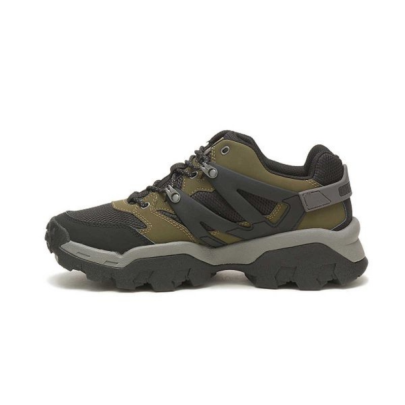 Men's Caterpillar Reactor Sneakers Dark / Olive / Black | 186497-XND