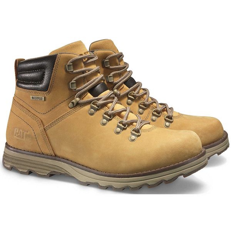 Men's Caterpillar Sire Waterproof Boots Brown | 680794-CIE