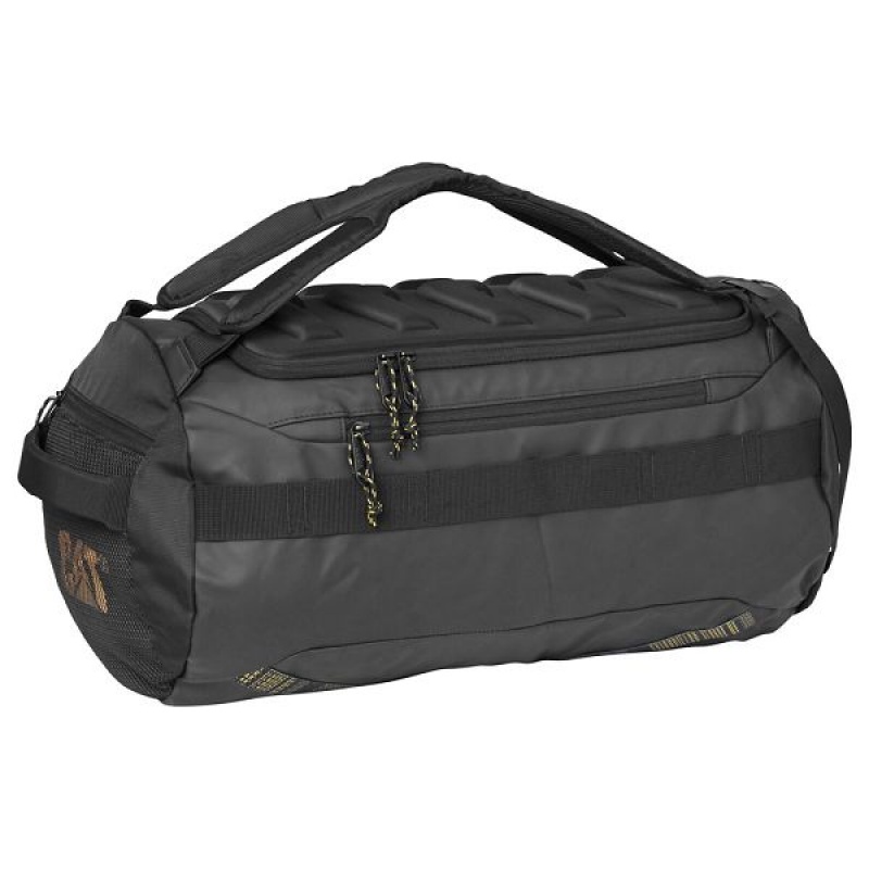 Men's Caterpillar The Sixty Duffel Backpack Black | 402315-GBC