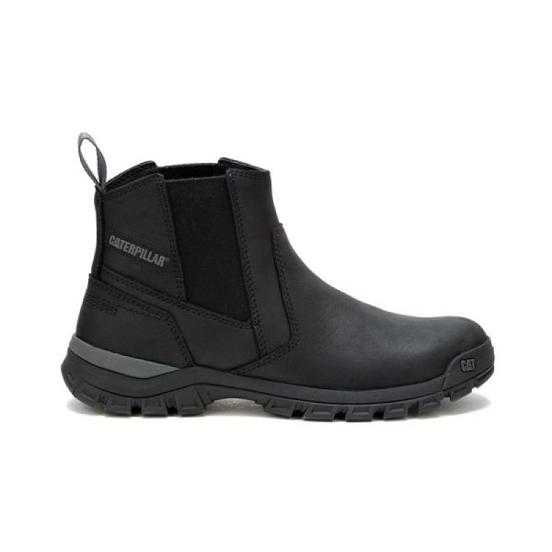 Men's Caterpillar Threshold Chelsea Boots Black | 231870-ZHS