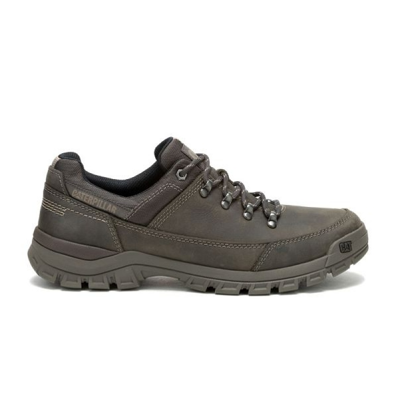 Men's Caterpillar Threshold Hiker Low Hiking Shoes Khaki | 431850-GLA